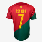 Cristiano Ronaldo Signed Portugal Football Shirt - 2022 Home